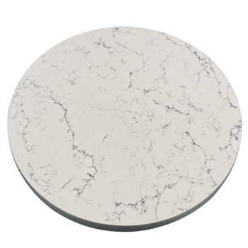 2CM Caesarstone “White Attica” with 2CM Laminated Edge