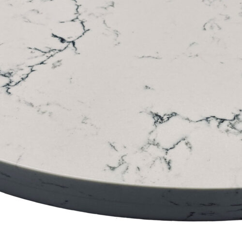 2CM Caesarstone “White Attica” with 2CM Laminated Edge