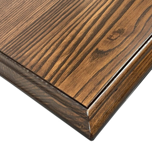 1.75” Ash Plank Top with Custom Stain and Edge Profile