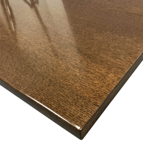 Rift Cut Red Oak Veneer Self Edge with Custom Stain