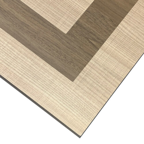 Wilsonart “Park Elm” Laminate Self Edge with Wilsonart “Great Bear” Laminate Inlay 3545