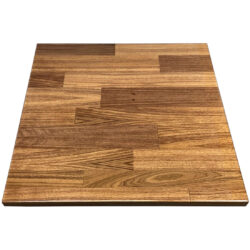 Random Quartered/PS Walnut Veneer Self-Edge with Butt Joints