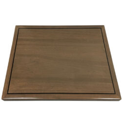 Rustic Walnut Veneer with 1/4" Black Accent -- 3550