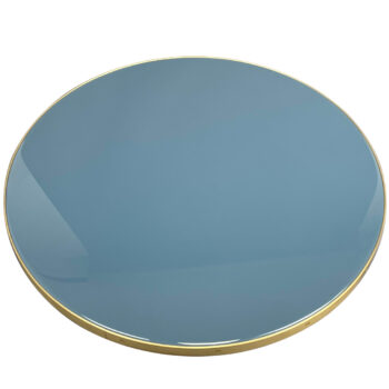 Benjamin Moore “Stained Glass” Paint with Brass Edge and Screws 3662
