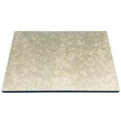 Chemetal “Guilt Aluminum” Overlay with Custom Stained Maple Wood Edge