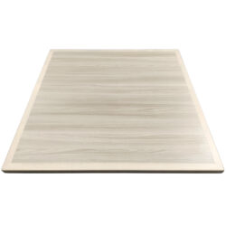 Laminart Silver Ash Laminate Inlay with Maple Wood Edge Stained to Match