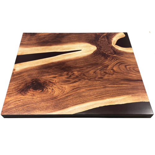 Custom Digital Print with Wood Edge Stained to Match #3991