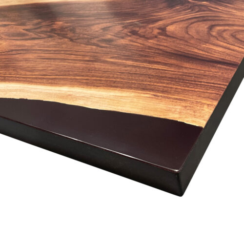 Custom Digital Print with Wood Edge Stained to Match #3991