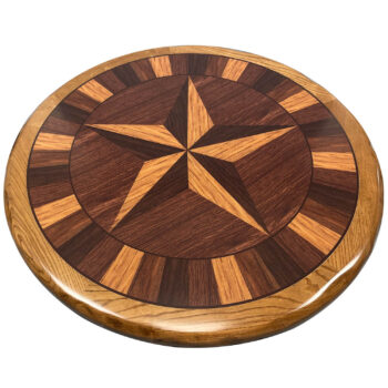 Custom Digital Print with 2" Wide Custom Rustic Wood Edge