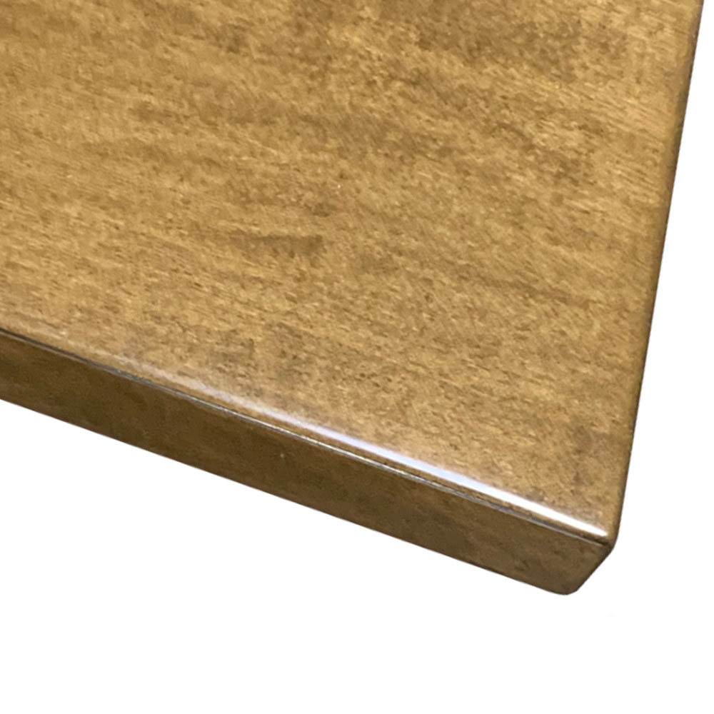 Maple Veneer with Matching Maple Veneer Edges with Custom Stain and UV Cured Closed Grain Finish