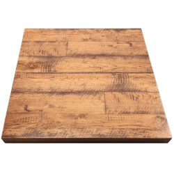 Rustic Digital Print of Faux Bandsaw Planks on Veneer with Wood Edge with Custom Stain