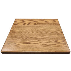 1-1/4" Thick Oak Wood Plank with Custom Stain and UV Cured Open Grain Finish