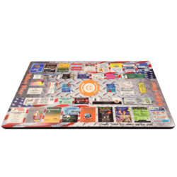 Custom Digital Print with Black T-Mold Edge