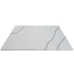 2CM Calacatta Sierra Quartz with Eased Edges & Corners