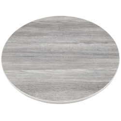 Formica #8907 “Fox Teakwood” with White T-Mold Edges