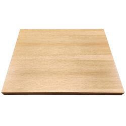 Qtrd White Oak Veneer Overlay with 1-3/4” Wood Edges, Natural (no stain)