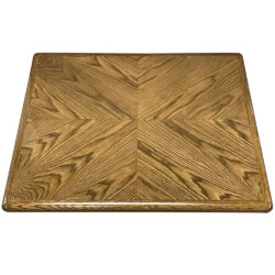 4783 P/S White Oak Veneer Reverse Diamond Box Pattern