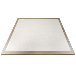 Wilsonart 5033-38 "Handspun Pearl" Laminate Inlay with 1-1/4" Wide Wood Edge